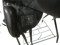 Black 17 in Used Stubben Scandica DL Dressage Saddle set & Bundle