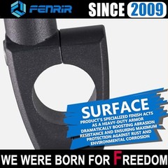 ATV Dirt Bike Motorcycle Mirror Mount Clamp Zinc Mirror Clamp Mount 801-0122