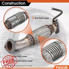 VIMLUK Exhaust Flex Pipe 2011-2016 Elantra/GT/Coupe