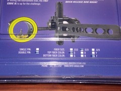 NEW SpotHogg Fast Eddie XL Double Pin Bow Sight- LEFT Hand .019 -2 Pin Spot Hogg