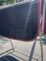 LeMieux ProSport Large Dressage Quilted Suede English Saddle Pad Mullberry