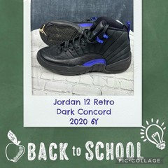 Nike Jordan 12 Retro 2020 in Dark Concord Sz 6Y