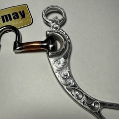 Formay Equine 5” MO Correction Bit – Copper Roller, 8-1/2” Cheeks New W/ Tag