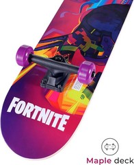 Fortnite 31″ Skateboard – Cruiser Skateboard with Printed Graphic Grip Tape, ABE
