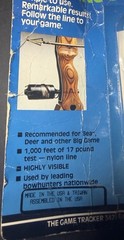 NEW IN PACKAGE Game Tracker Tracking Unit 1000′ of 17# Nylon Line Model 1000