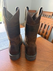 Ariat Men’s Boys Western Rambler Patriot Boots cowboy US Flag Style 7.5EE