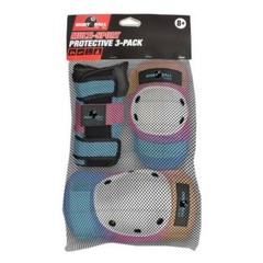 Eight Ball Kids' 8+ Pad Set 3pk – Sunset Fade: Elbow, Knee, Wrist Protection
