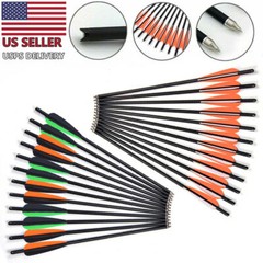 20 Inch Hunting Crossbow Bolts Carbon Arrows 12PCS Archery Crossbow Arrows HOT