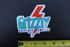 Grizzly Skateboard Grip Tape Gatorade Parody Z65A Vintage Skateboarding STICKER