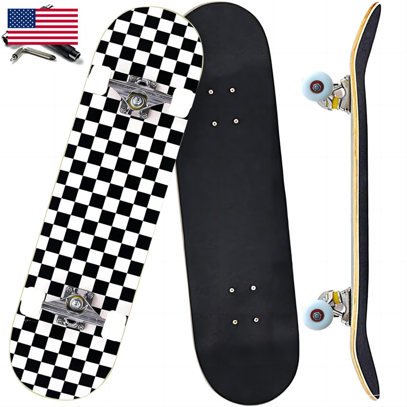 Anyfun Pro Complete Skateboards For Beginners Girls Boys Kids Youths Teens