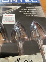 G5 Montec 2 Pack Broadheads 100% steel 100 Grain 1- 125grain