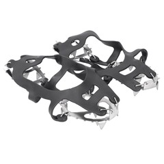 1 Pair 18 Teeth Crampons Fishing Snow Shoe Spiked Grips Cleats AntiSlip FF