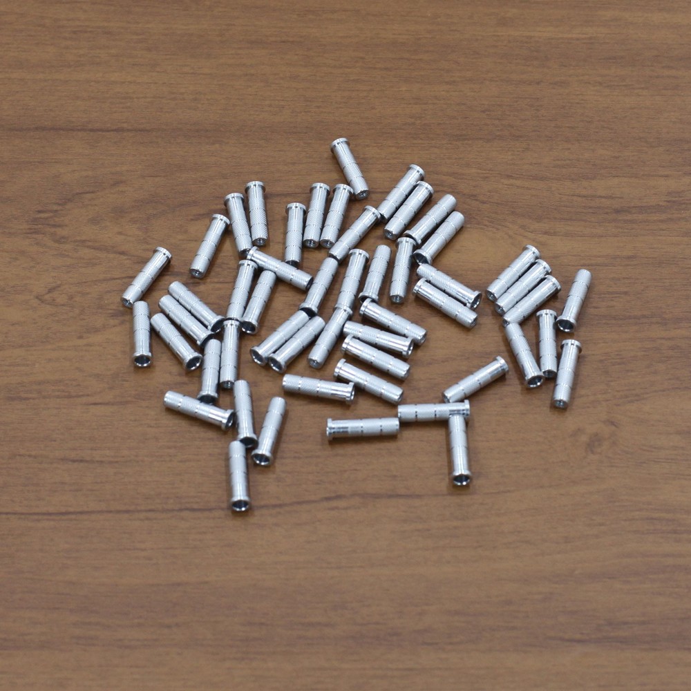 50Pcs Aluminum Arrow Insert Nock Thread ID 6.2mm Carbon Shaft Archery Hunting US