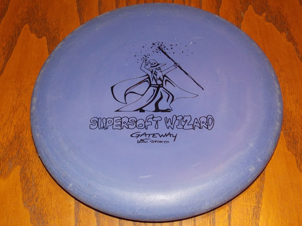 Gateway SS (Supersoft) Wizard Disc Golf Putter Purple/Black 175g OOP Stamp