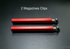 Metal Repeating Pocket Slingshot B 2 Mags 5 Bands Training Toy