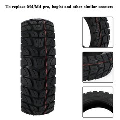 10×3″/255×80 Off-Road Outer Tyre+innerTube For KUGOO M4 Zero etc 80/65-6 US