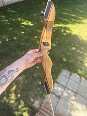 Right hand takedown recurve bow