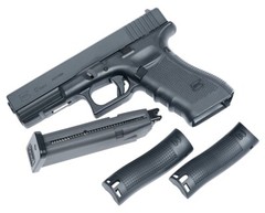 Umarex GLOCK 17 Gen4 .177 Cal Blowback Air Pistol with BBs Bundle 2255202