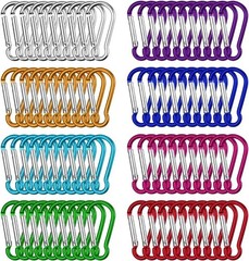 10 PCS Stainless Steel Carabiners Spring Snap Hooks Heavy Duty Keychain Clip NEW