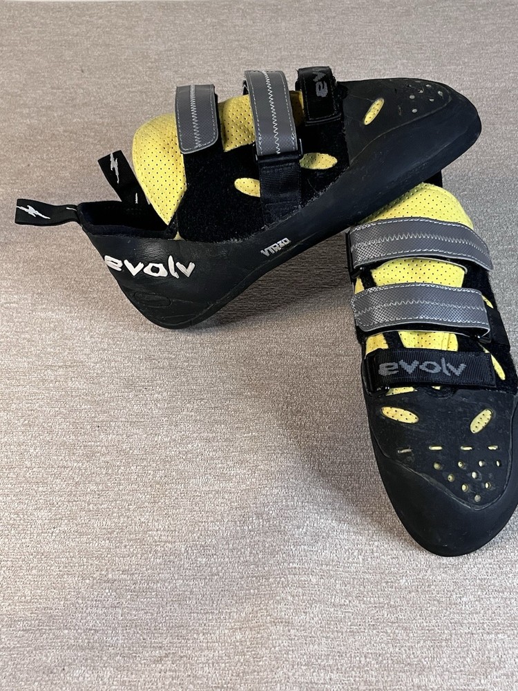 Evolv VTR3D TRAX XT5 Climbing Shoes Black/Yellow Men’s US 12 Medium