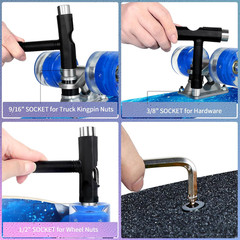 22 Inch Skateboards for Kids, Cruiser Skateboard for Beginners Girls Boys Teens