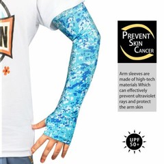 Camo Cooling Arm Sleeves Cover UV Sun Protection Sports Outdoor For Men Womens