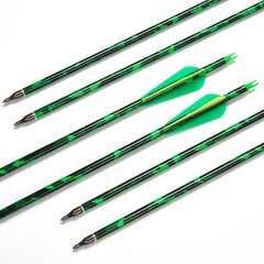 12x 30″ Carbon Archery Hunting Arrow Target SP500 for Compound&Recurve Bow Shoot