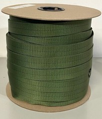 1 inch MIL-W-5625 Nylon Tubular Webbing Milspecs 4000Lbs Durable for Outdoor …