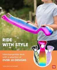 Big Fold | Three Wheel Scooter for Children Ages 5-10 Years | LED Wheels with…