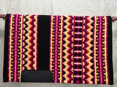 NEW ZEALAND WOOL WESTERN SHOW SADDLE BLANKET PAD NEW 42×34