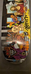 2014 Shaped Cliche Last Supper Skateboard Deck with Poster/Ad Marc Mckee