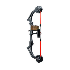 AccuBow 2.0 Carbon Fiber Virtual Archery Gaming Bow 10-70lb Foldable New