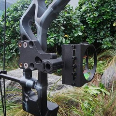 Archery Bow 3Pin Sight 0.029″ Optical Fiber Adjustable CompoundBow Shooting Hunt