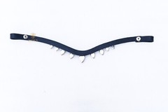Horse Bling rhinestone snap browband Crystal Stone Durable Leather Bridle.