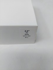 2.0″ White Raptor II R2 Vanes By Norway Industries: Bulk Package Of 500 Count