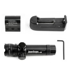 Tactical Green Laser Sight Dot Scope Mount 20mm Rail Compound Bow Rifle Hunting