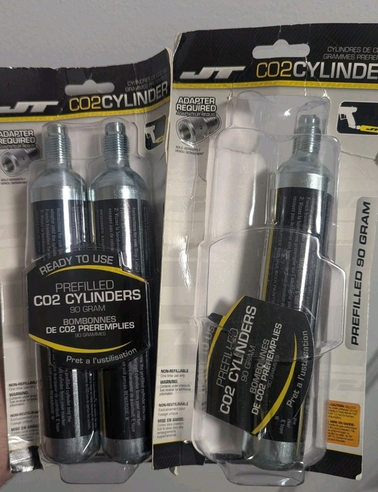 JT 90 Gram CO2 Cylinders 2 Pack Model JT 90gram CO2-2pk MPN 40297