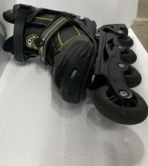 AERIO ELITE Q-60 Roller Derby Speed Inline Skates – Black & Gold Men’s Size 10