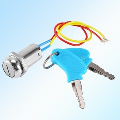 2 Wire Key Switch For Electric Scooter ATV Moped Go Kart Motorbike Motorcycle