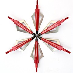 12PCS 22» Crossbow Bolts Carbon Arrows +12 Broadheads 100 grain Target Hunting