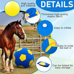 48 Inch Giant Herding Ball with Cover anti Burst Ball Please Watch VCR for How t