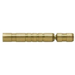5 MM HIT Brass 75-50gr Easton Inserts w/ TOOL & EPOXY, fits FMJ & AXIS Arrows DZ