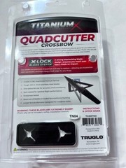 TruGlo -Broadhead – QuadCutter – 4 Blade – 100 Grain – Crossbow