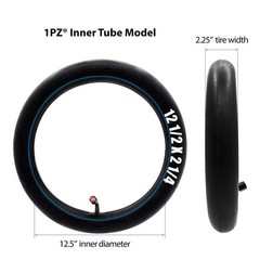 1PZ 12.5×2.25 Inner Tube 2 Pack 12 1/2×2 1/4 Inner Tube with Angled Valve Rep…