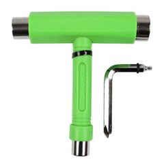 Krown All-in-One Skateboard T-Tool with Phillips and Allen Head – Neon Green