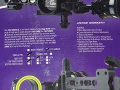 NEW SpotHogg Fast Eddie XL Single Pin Bow Sight- LEFT Hand .019 1 Pin Spot Hogg