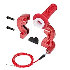 New 7/8″ 22mm Twist Throttle Accelerator Handle Grips and 1 red ribbon solid