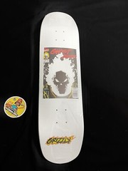RARE Grizzly Marvel Ghost Rider Comic Book Cruiser Skateboard Deck Limited