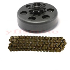 16mm-20mm Bore 10T 12T 13T Centrifugal Clutch 420 428 #35 Sprocket for Drift ATV