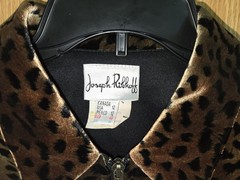 Joseph Ribkoff Gold & Rust Leopard Animal Print Jacket Great DIY JACKET – sz 12